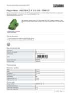 Datasheet for Phoenix Contact 1788127, EAN: 4017918043186