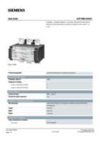 Datasheet for Siemens 3UF18683GA00, EAN: 4011209065000