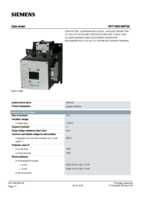 Datasheet for Siemens 3RT10656NP36, EAN: 4011209508026