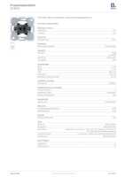 Datasheet for Berker 503501, EAN: 4011334030454