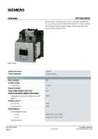 Datasheet for Siemens 3RT10552AP36, EAN: 4011209582132