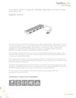 Datasheet for Startech.com ST43004UA, EAN: 0065030861687
