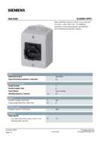 Datasheet for Siemens 3LD22641GP51, EAN: 4011209524279