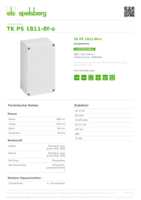 Datenblatt zu Spelsberg 11091401, EAN: 4013902947218