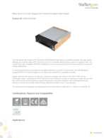 Datasheet for Startech.com DRW150SATBK, EAN: 0065030805728