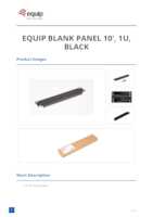 Datasheet for Equip EZBP-10-B, EAN: 4015867236383
