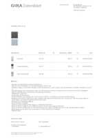 Datenblatt zu Gira 126167, EAN: 4010337261674