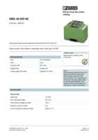 Datasheet for Phoenix Contact 2950103, EAN: 4017918083953