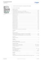 Datasheet for Hager HMD299, EAN: 3250613230302