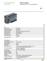 Datasheet for Schneider Electric TM221CE40R, EAN: 3606480648793