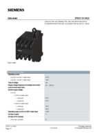Datasheet for Siemens 3TG10101AC2, EAN: 4011209045064