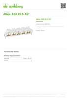 Datenblatt zu Spelsberg 84001001, EAN: 4013902110254