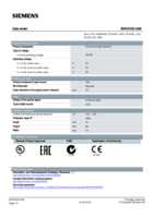 Datasheet for Siemens 8WD53205AB, EAN: 4011209358218