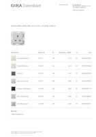 Datasheet for Gira 2776015, EAN: 4010337086352