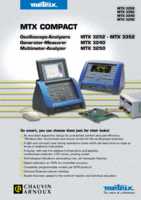 Datasheet for Chauvin Arnoux MTX3250-P