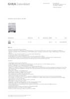 Datenblatt zu Gira 217100, EAN: 4010337082200