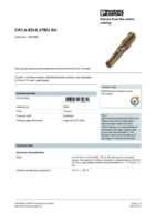 Datenblatt zu Phoenix Contact 1674969, EAN: 4017918135669