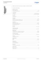 Datasheet for Hager MZ520N, EAN: 3250614565106