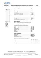 Datasheet for Varta 43472, EAN: 4040849434723