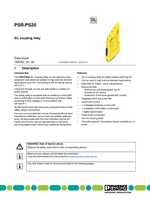 Datasheet for Phoenix Contact 2700356, EAN: 4046356912891