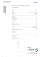 Datasheet for Hager LF4009067035, EAN: 4012740021593