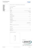 Datasheet for Hager LF4011067035, EAN: 4012740021630
