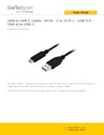 Datasheet for Startech.com USB315AC1M, EAN: 0065030872621