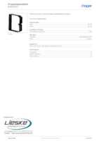 Datenblatt zu Hager B800803, EAN: 4012740106948