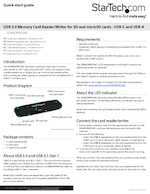 Datasheet for Startech.com SDMSDRWU3AC, EAN: 0065030868181