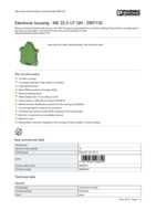 Datasheet for Phoenix Contact 2907130, EAN: 4017918126629