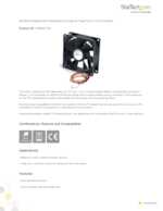 Datasheet for Startech.com FAN6X2TX3, EAN: 0065030786591