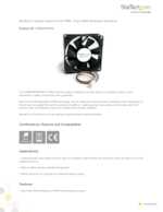 Datasheet for Startech.com FAN8025PWM, EAN: 0065030845311