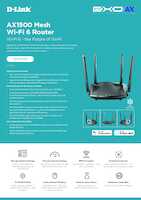 Datasheet for D-Link DIR-X1550, EAN: 0790069462030