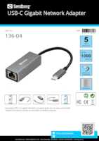 Datasheet for Sandberg 136-04, EAN: 5705730136047