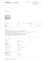 Datenblatt zu Gira 128700, EAN: 4010337287001