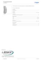 Datasheet for Hager EUM100, EAN: 3250615600547