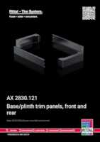 Datasheet for Rittal 2830121, EAN: 4028177037427