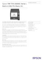 Datasheet for Epson C31CD38025A0, EAN: 8715946546858