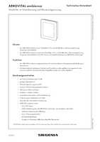 Datasheet for Siegenia-Aubi Aeroambience