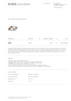 Datenblatt zu Gira 234000, EAN: 4010337068556