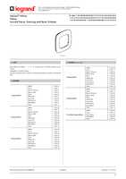 Datasheet for Legrand 754305, EAN: 3414970477668
