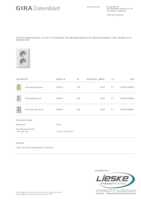 Datasheet for Gira 078803, EAN: 4010337788034