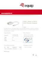 Datenblatt zu Equip 133451, EAN: 4015867199657