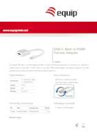 Datenblatt zu Equip 133452, EAN: 4015867199664