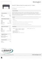 Datasheet for Kensington K52785WW, EAN: 0085896527855