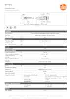 Datasheet for Ifm Electronic EVT471, EAN: 4021179296625