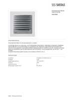 Datasheet for Siedle 200036808-00, EAN: 4015739368082