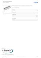 Datasheet for Hager MES-MTP60, EAN: 7611919022996