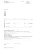 Datenblatt zu Gira 126866, EAN: 4010337003892