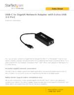 Datasheet for Startech.com US1GC301AU, EAN: 0065030862806